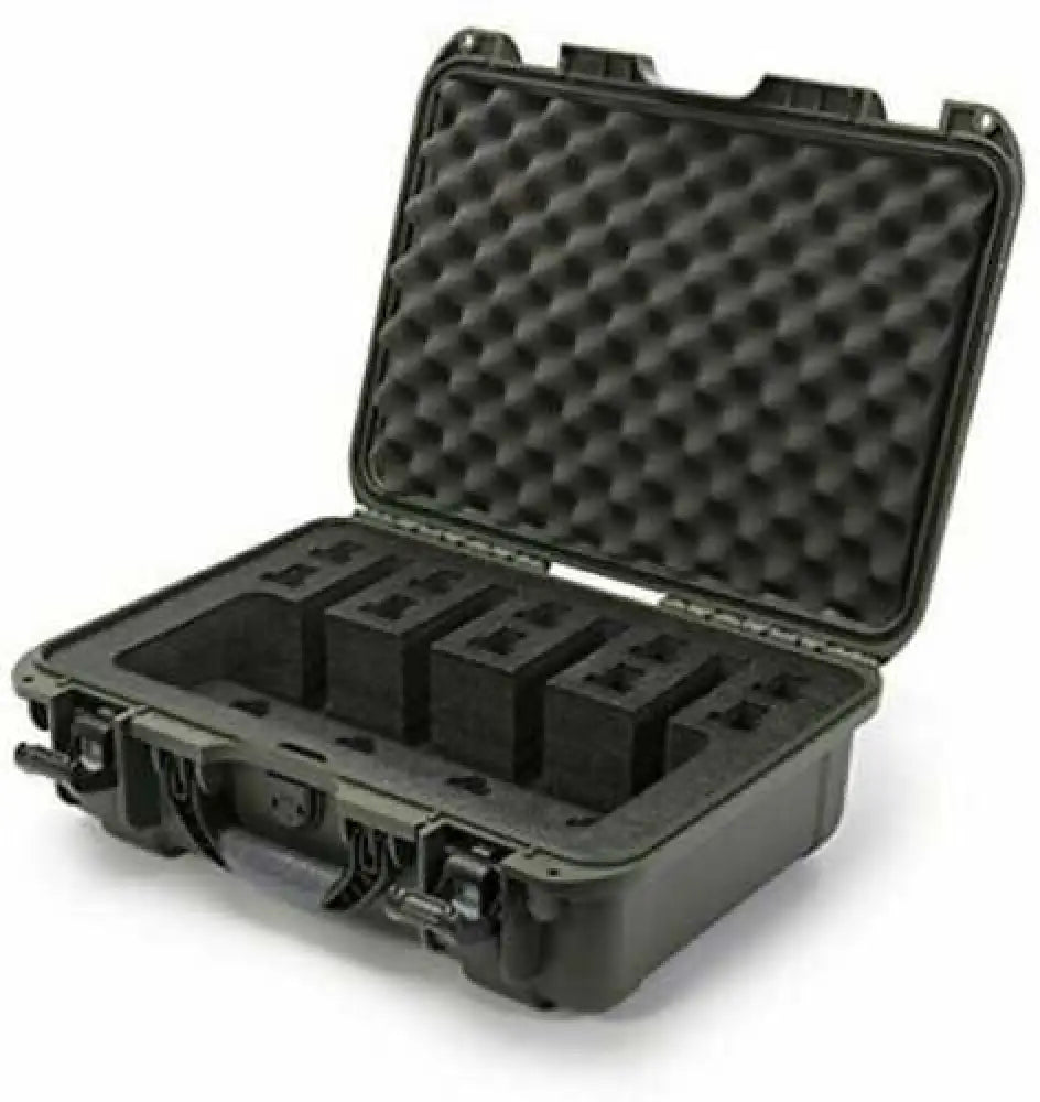 Nanuk 925-4up6 Case with Foam 4up - Olive - 925-4up6