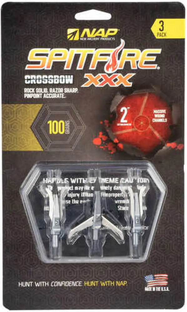 Nap 60-146 Spitfire Xxx 100 X-bow 3pk - Nap-60-146