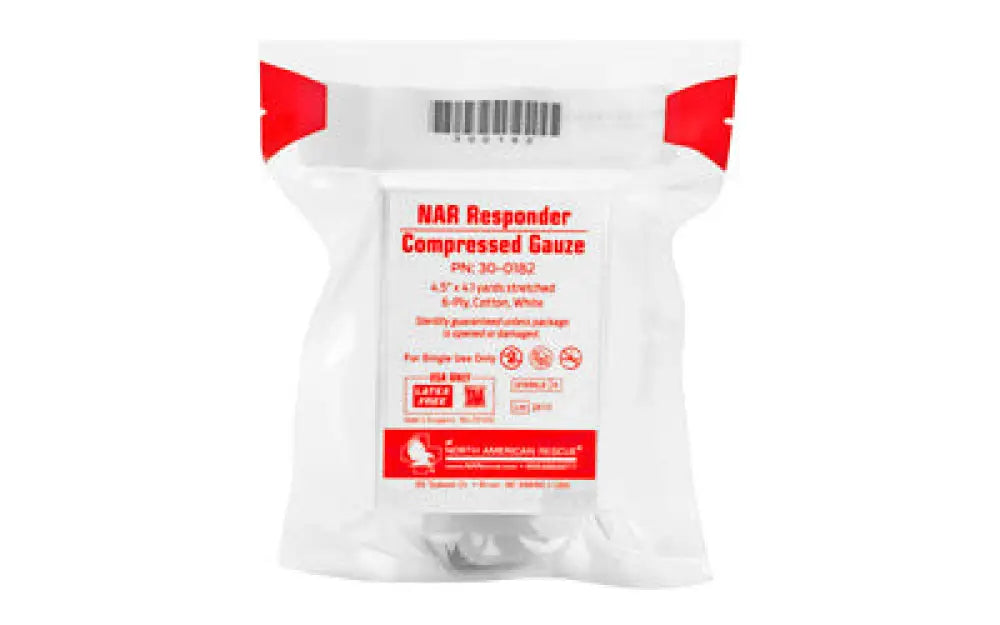 Nar Responder Compressed Gauze Buy at Faith and Freedom Outdoors - First Aid Products - Medical