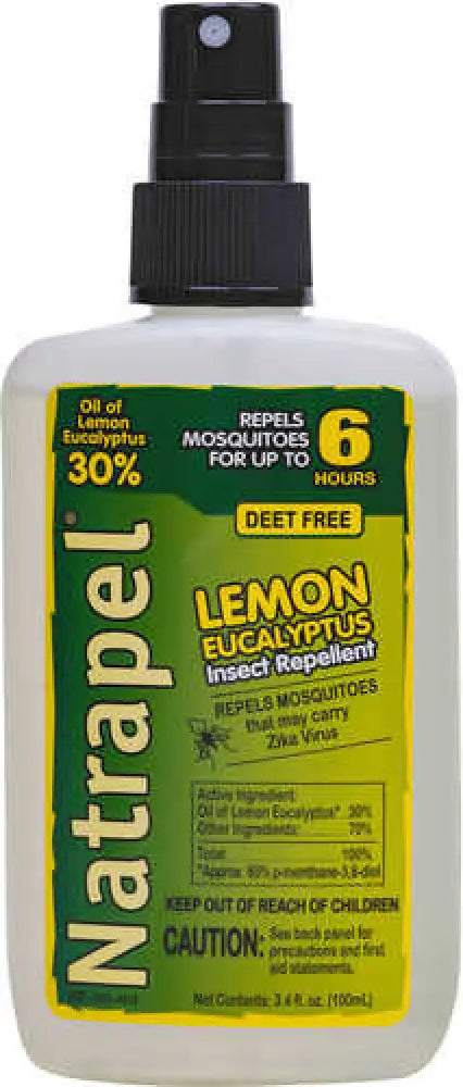Natrapel 00066862 Lemon Eucalyptus 3.40 Oz Pump Bottle Repels Mosquito - 66862