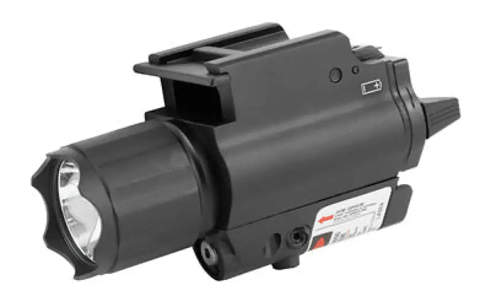 Ncstar 200l Flashlight W/ Red Laser Buy at Faith and Freedom Outdoors - Mounted Lights - Tac Light W/laser