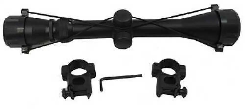 Ncstar 3-9x40 Black Scope/green Lens/ring Sfb3940g