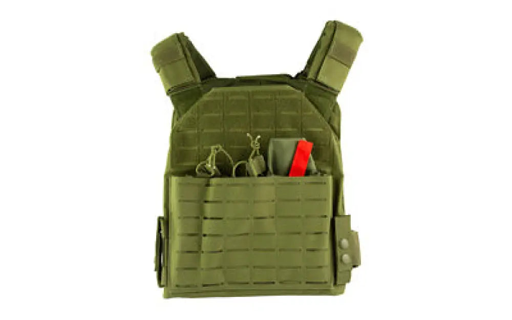 Ncstar Lsr Plate Carrier Med-2xl Grn Buy at Faith and Freedom Outdoors - Load Bearing Equipment - Body Armor Carrier