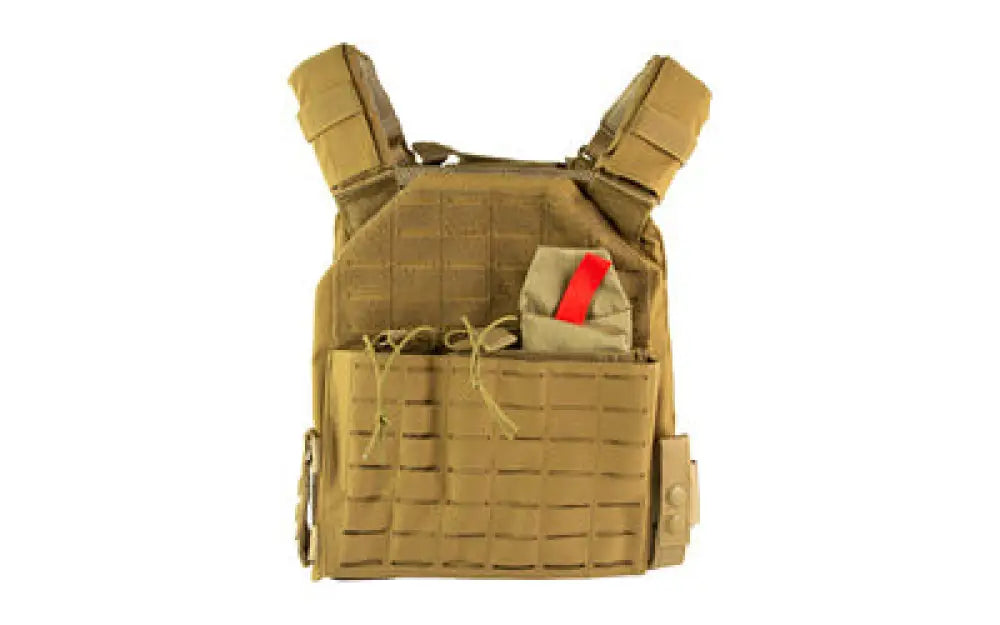 Ncstar Lsr Plate Carrier Med-2xl Tan Buy at Faith and Freedom Outdoors - Load Bearing Equipment - Body Armor Carrier
