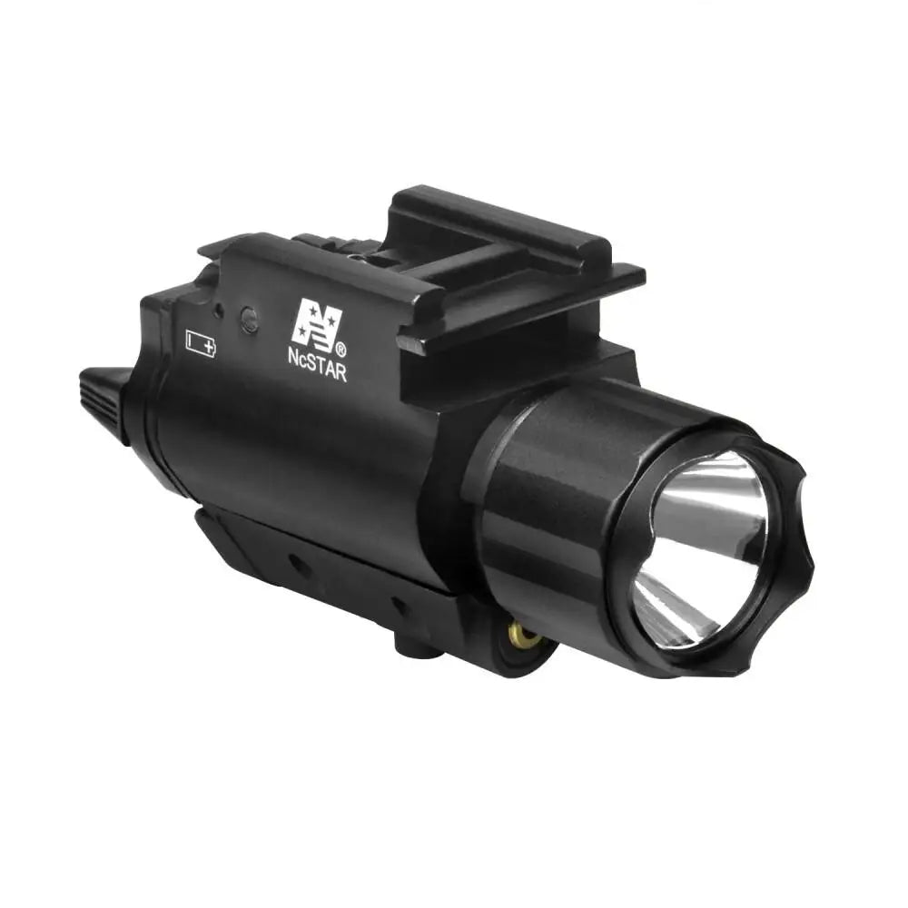 Ncstar Optics|rifle Lights Tactical Red Laser Sight & 3w 120 Lumens Led Flashlight with Weaver Qr Buy at Faith