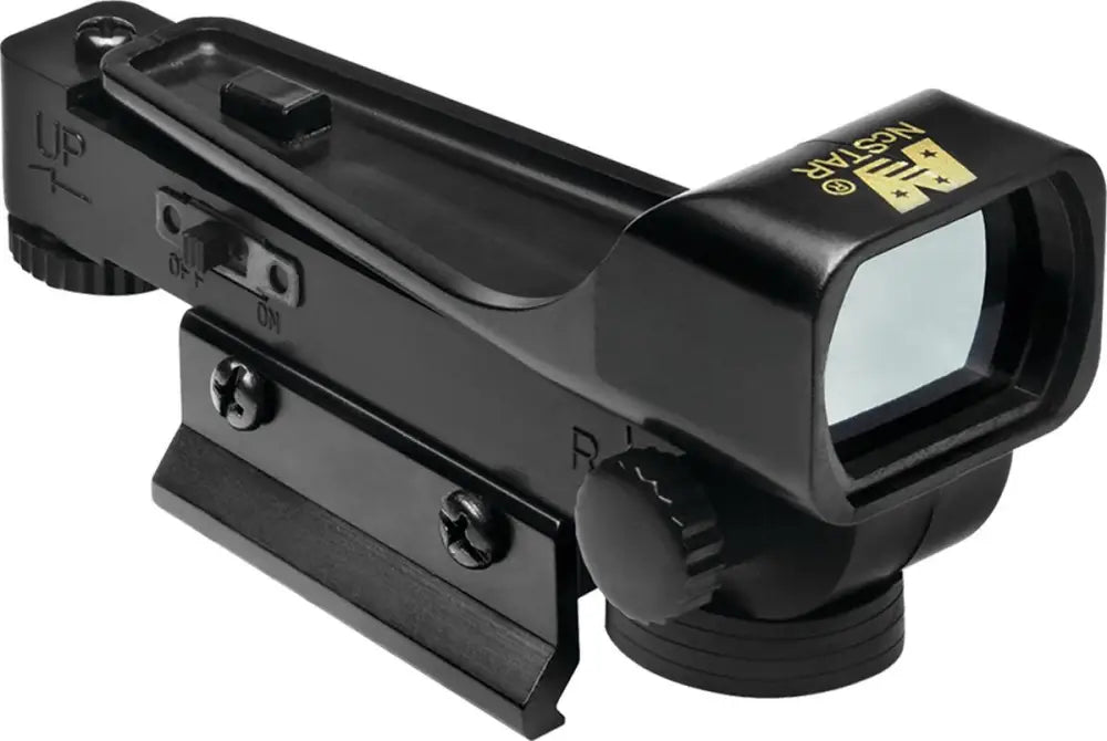 Ncstar Reflex Red Dot Reflex Sight/ Weaver Base Buy at Faith and Freedom Outdoors