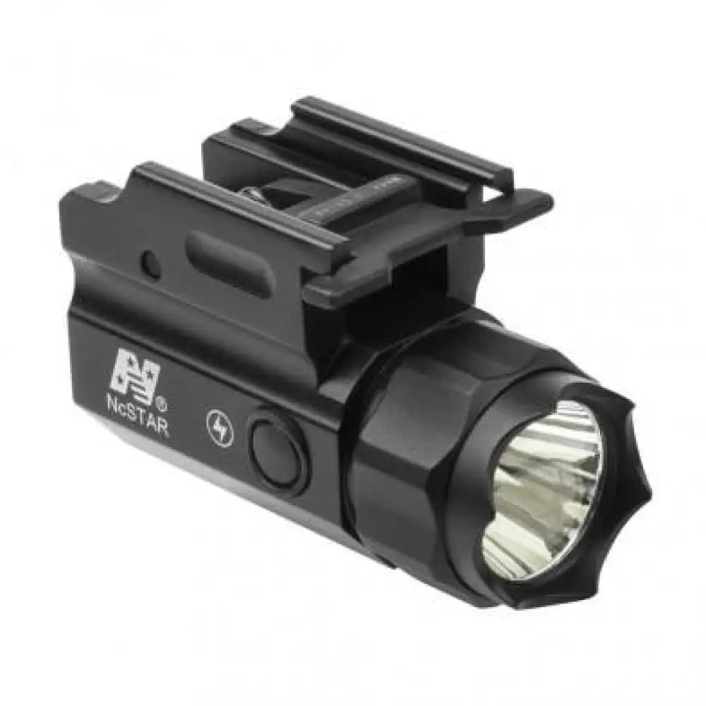 Ncstar Rifle Lights Ncstar 150 Lumen Led Compact Weapon Light Qr with Strobe Buy at Faith and Freedom Outdoors