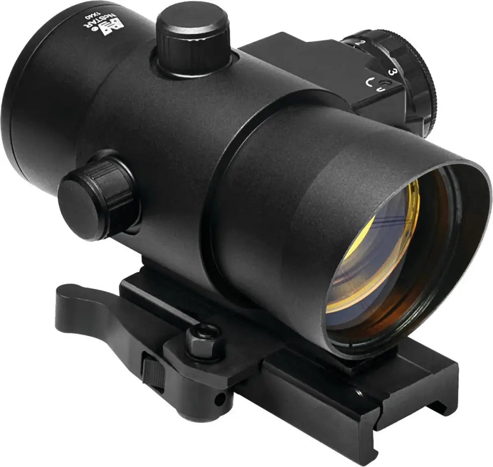 Ncstar Tube Ncstar 40mm Red Dot with Laser Qr Mount Buy at Faith and Freedom Outdoors