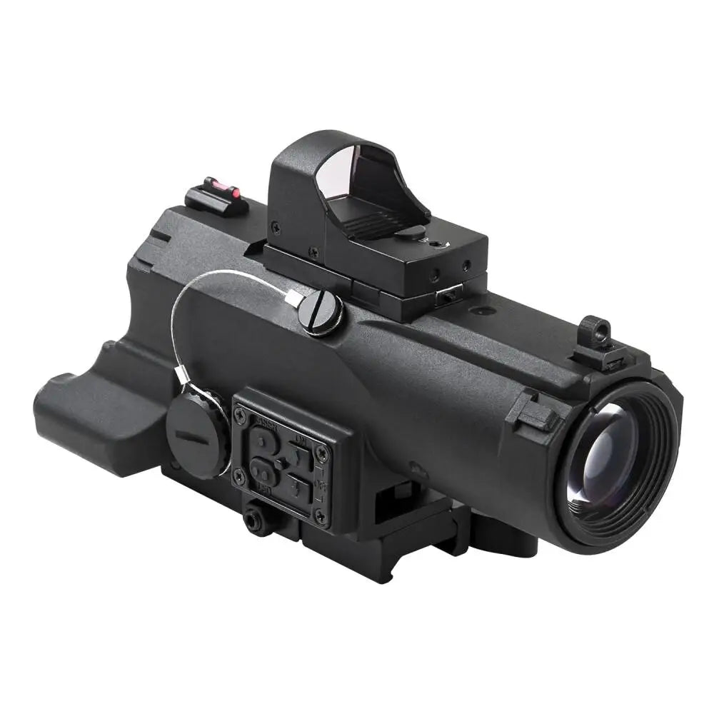 Ncstar Tube Ncstar Eco 4xscope/laser & Nav Led/micro Green Dot Black Buy at Faith and Freedom Outdoors
