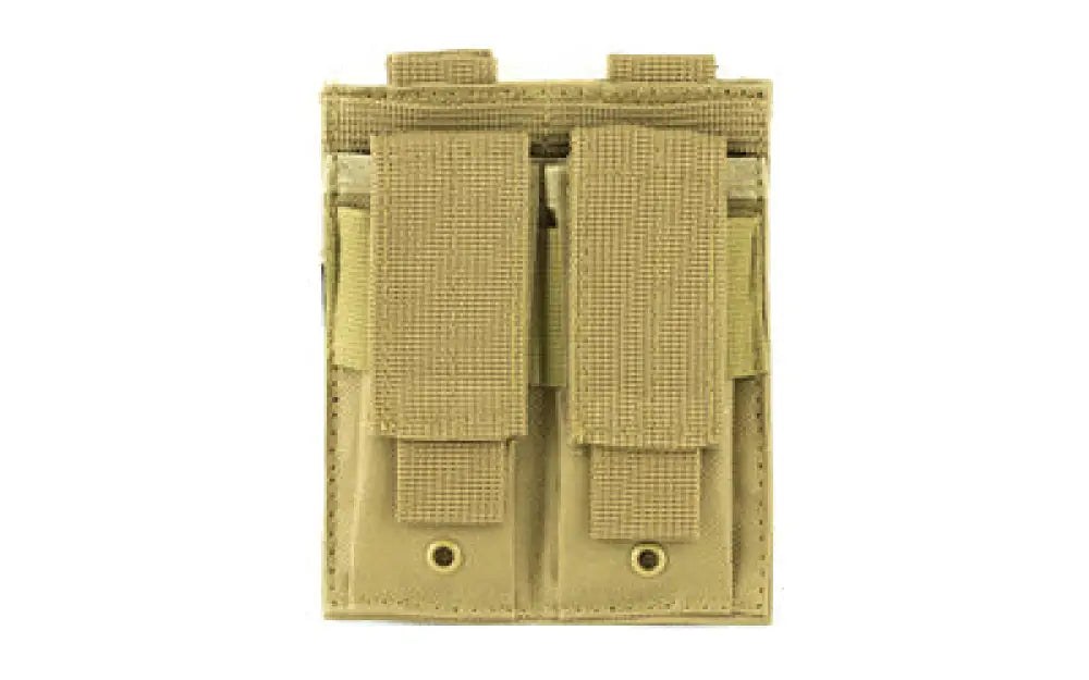 NCSTAR VISM DBL PISTOL MAG PCH TAN Buy At Faith And Freedom Outdoors - Double Mag Pouch