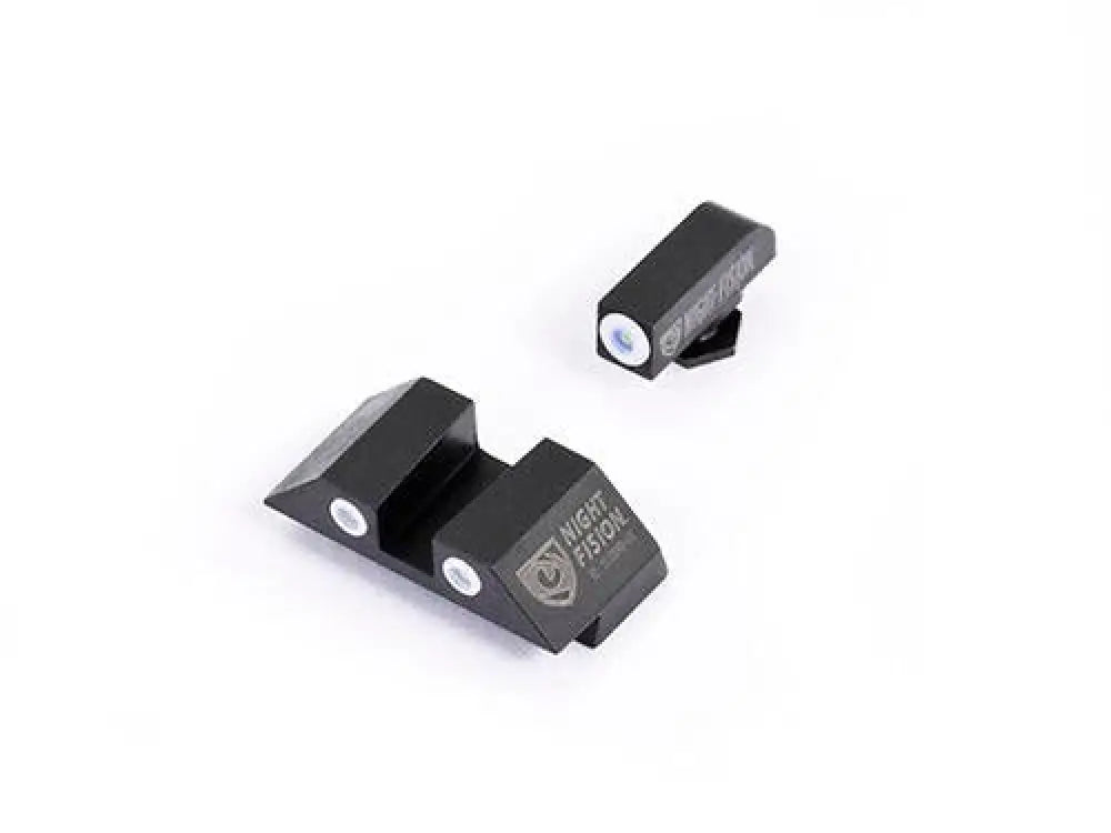 Night Fision Llc Gun Parts & Tools 3 Dot Sights for Glock Models 17/19 -white Front Ring/white Square Rear Buy at Faith