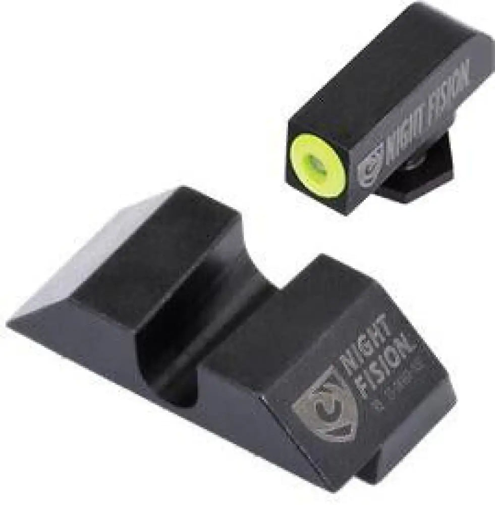 Night Fision Llc Sights Perfect Dot Ns Set with Yellow Front + u Blank Rear for Glock 17-39 Buy at Faith and Freedom