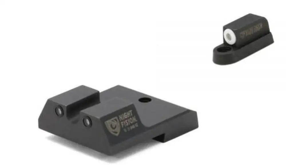 Night Fision Llc Sights Perfect Dot Ns Set with Yellow Front + White u Rear for S&w M&p Shield Buy at Faith and Freedom