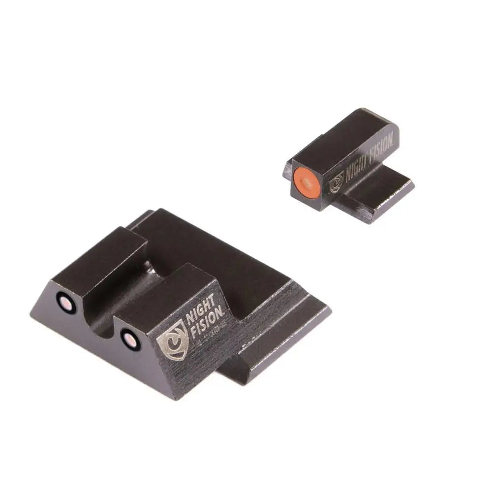 Night Fision Llc Sights Perfect Dot Sight Set Orange Front Black Rear for S&w M&p Shield Buy at Faith and Freedom