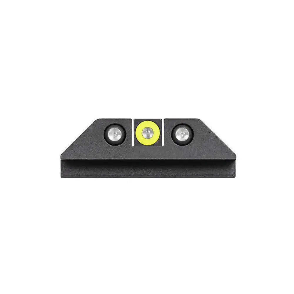 Night Fision Llc Sights Tritium Sight Set Yellow Front Black Back for Glock Buy at Faith and Freedom Outdoors