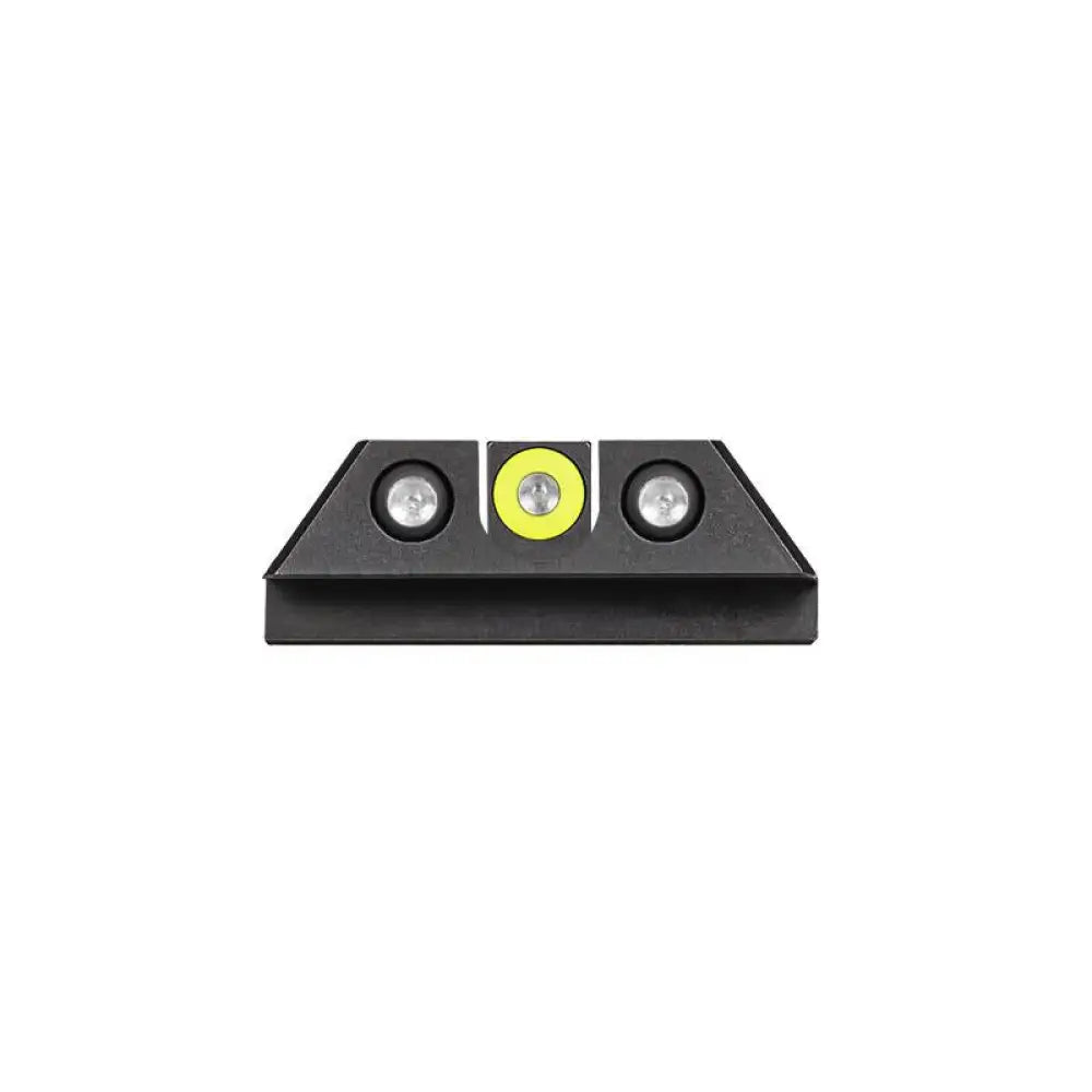 Night Fision Llc Sights Tritium Sight Set Yellow Front Black Back for Glock 42/43/43x Buy at Faith and Freedom Outdoors