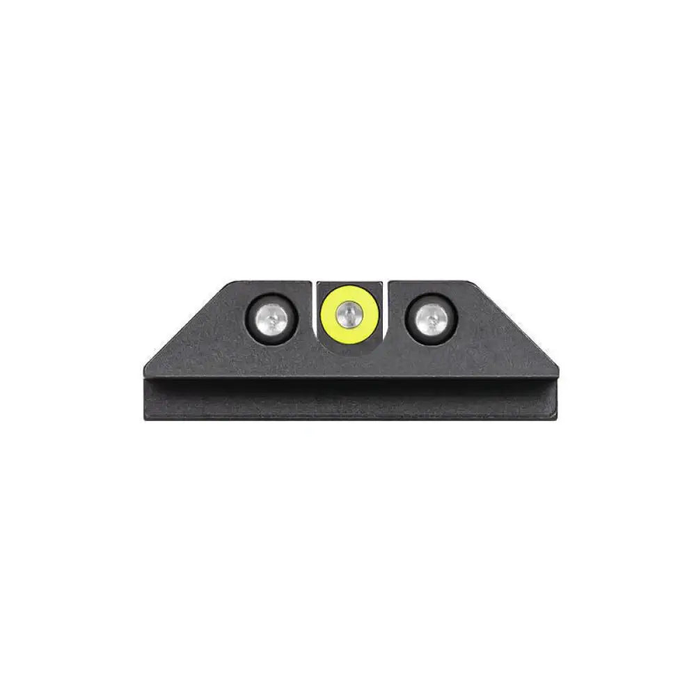 Night Fision Llc Sights Tritium Sight Set Yellow Front Black U-notch Back for Glock Buy at Faith and Freedom Outdoors