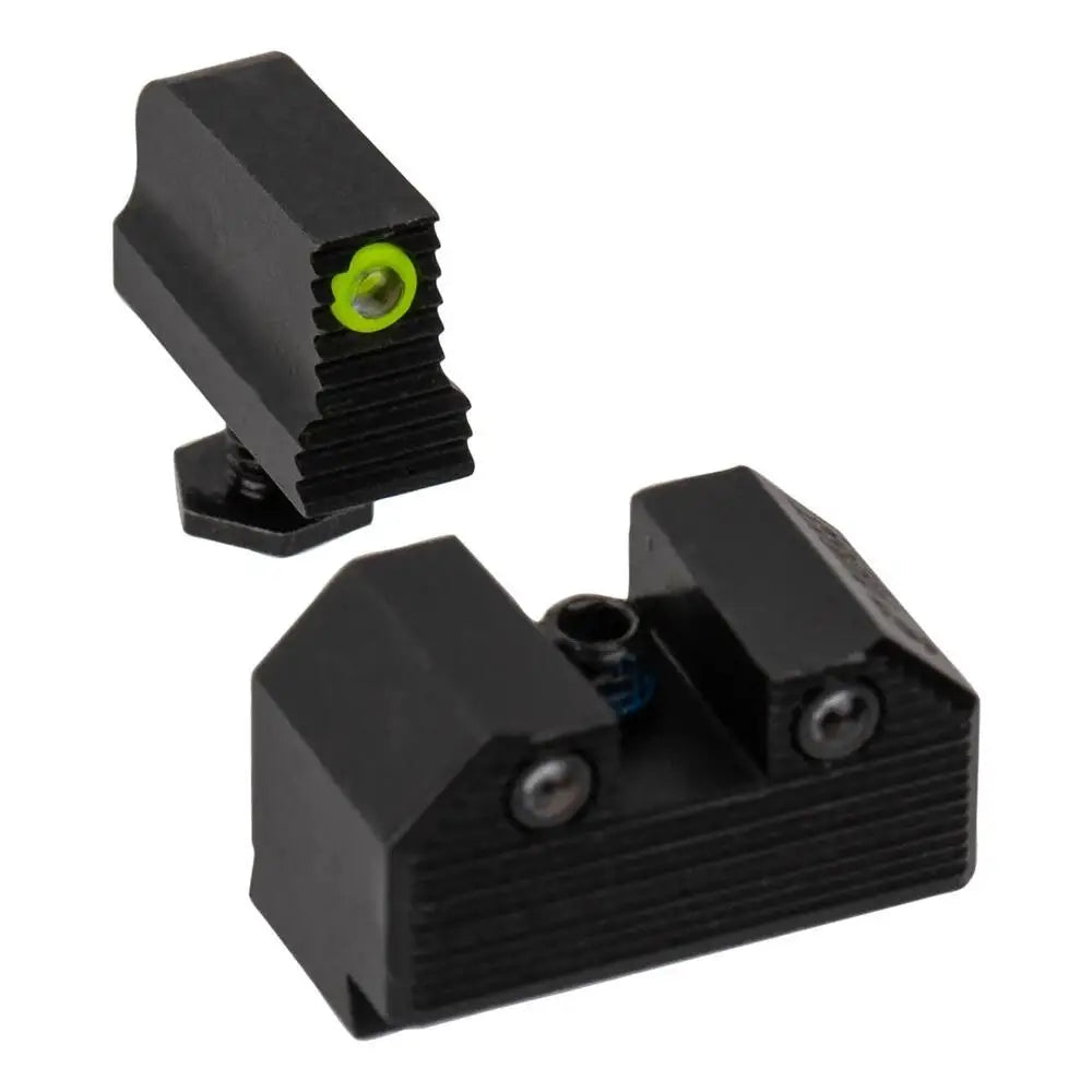 Night Fision Llc Suppressor Height Sights Optics Ready Stealth Sight Set Yellow Front Black Rear Mos Models 43x Buy