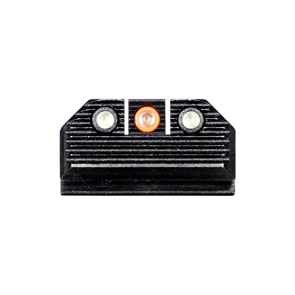 Night Fision Llc Suppressor Height Sights Optics Ready Stealth Sight Set Orange Front Black Back for Springfield