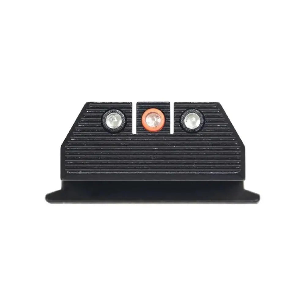 Night Fision Llc Suppressor Height Sights Optics Ready Stealth Sight Set Orange Front Black Back for S&w M&p 9 Shield
