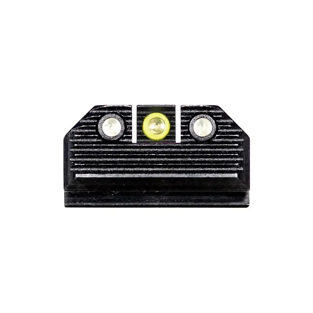 Night Fision Llc Suppressor Height Sights Optics Ready Stealth Sight Set Yellow Front Black Back for Springfield