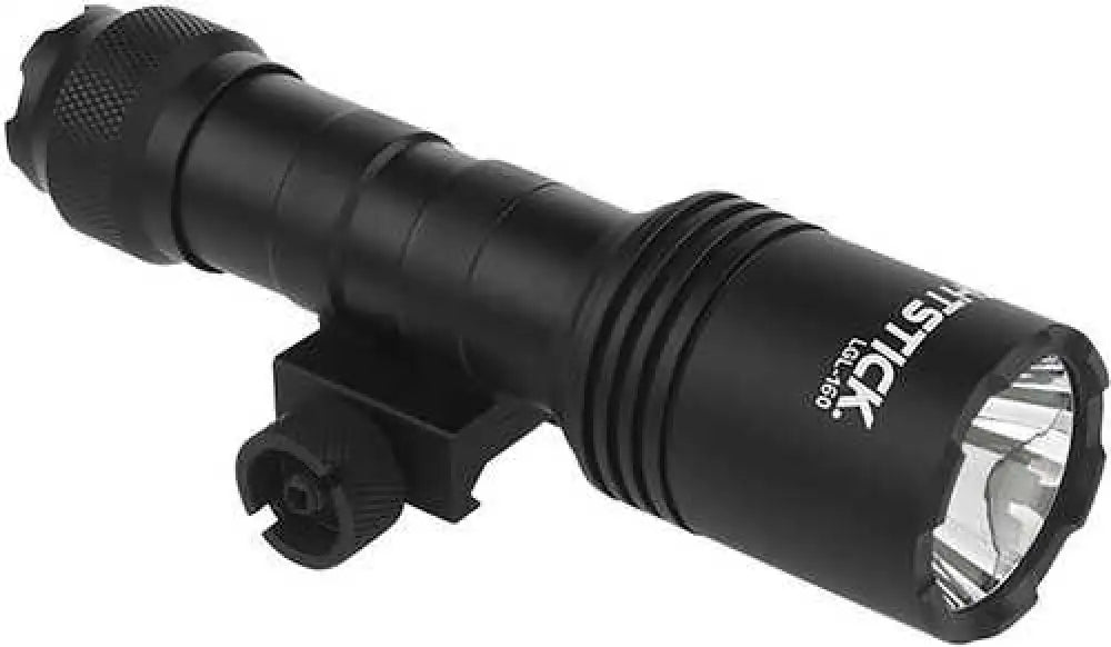 Nightstick Long Gun Light Kit Clear Led 1100 Lumens Black Anodized Aluminum Cr123 Battery - Lgl160