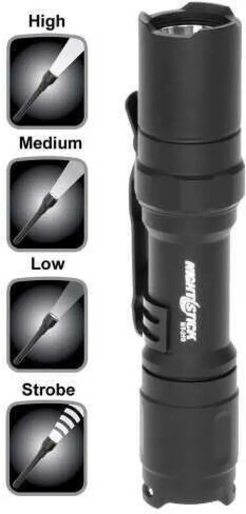 Nightstick Mt 210 Mini Tac Pro 120/55/30 Lumens Aa (1) Black Md: Mt210