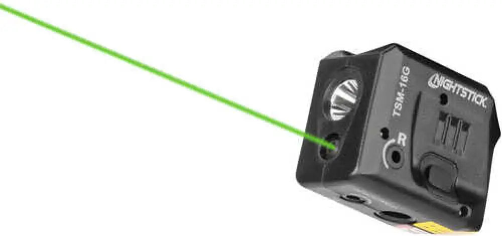 Nightstick Sub-compact Weapon Light W/grn Laser Sprg Hellcat - Tsm16g