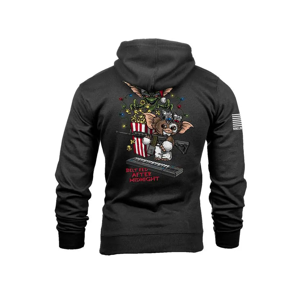 Nine Line Apparel Hoodies & Sweatshirts Belt Fed Hooded Sweatshirt Black 2xl Buy at Faith and Freedom Outdoors
