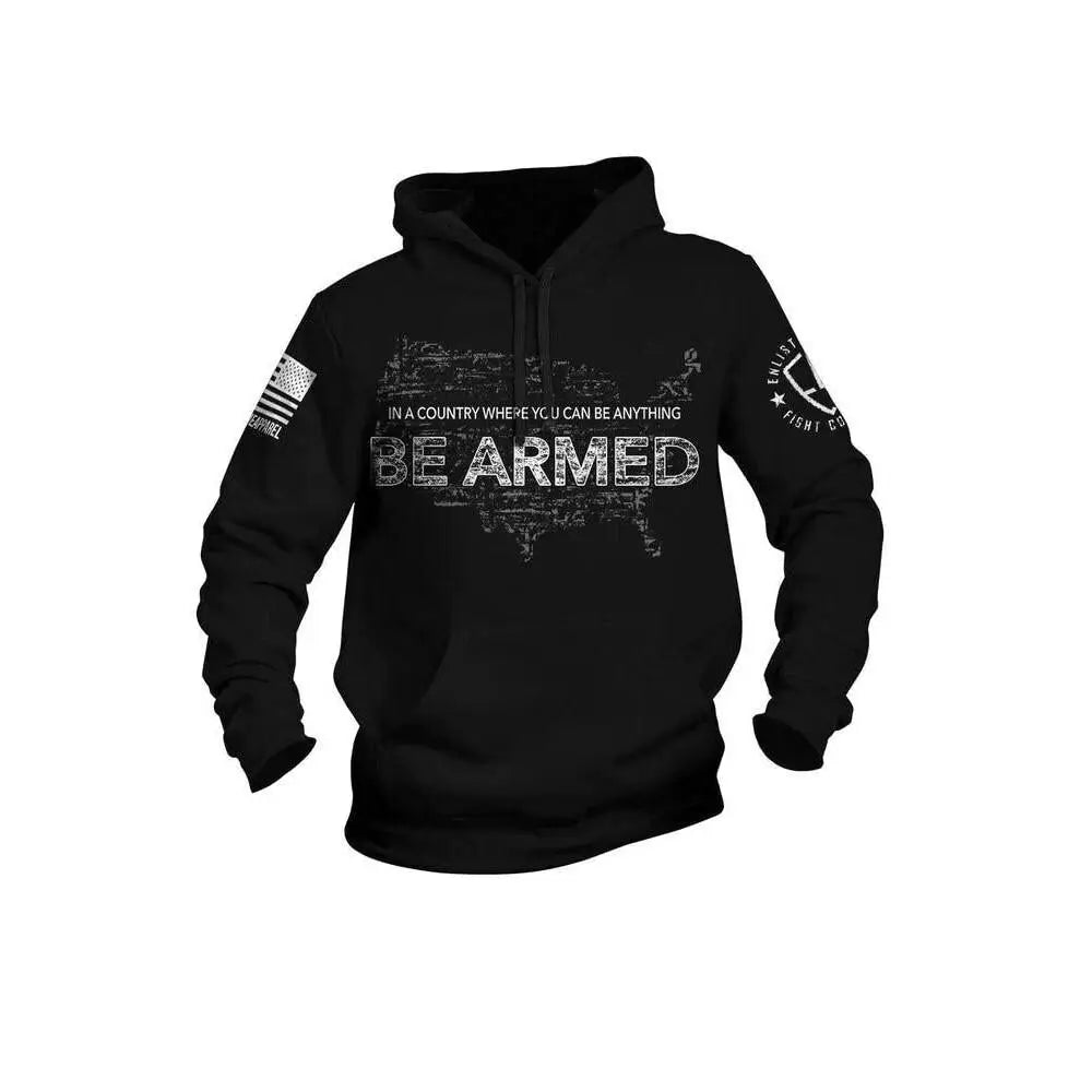 Nine Line Apparel Hoodies & Sweatshirts|clothing Footwear Nla E9 be Armed Hoodie Black 3xl Buy at Faith and Freedom