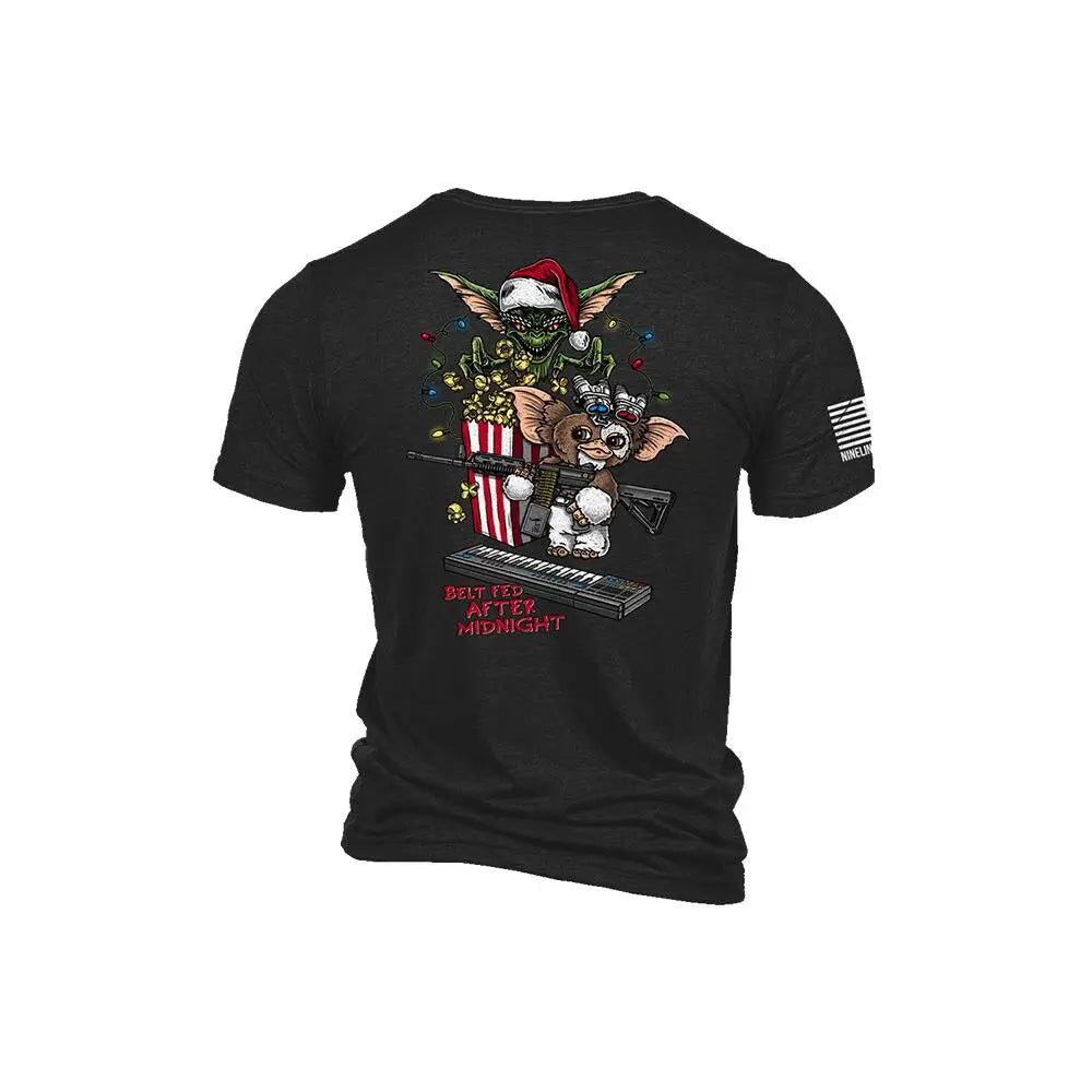 Nine Line Apparel Short Sleeve Shirts Belt Fed Triblend Shirt Black m Buy at Faith and Freedom Outdoors