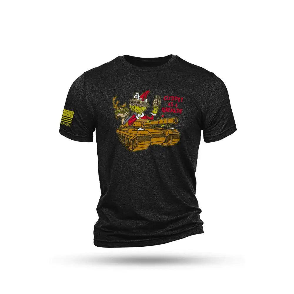 Nine Line Apparel Short Sleeve Shirts Grinch Triblend Shirt Black 2xl Buy at Faith and Freedom Outdoors