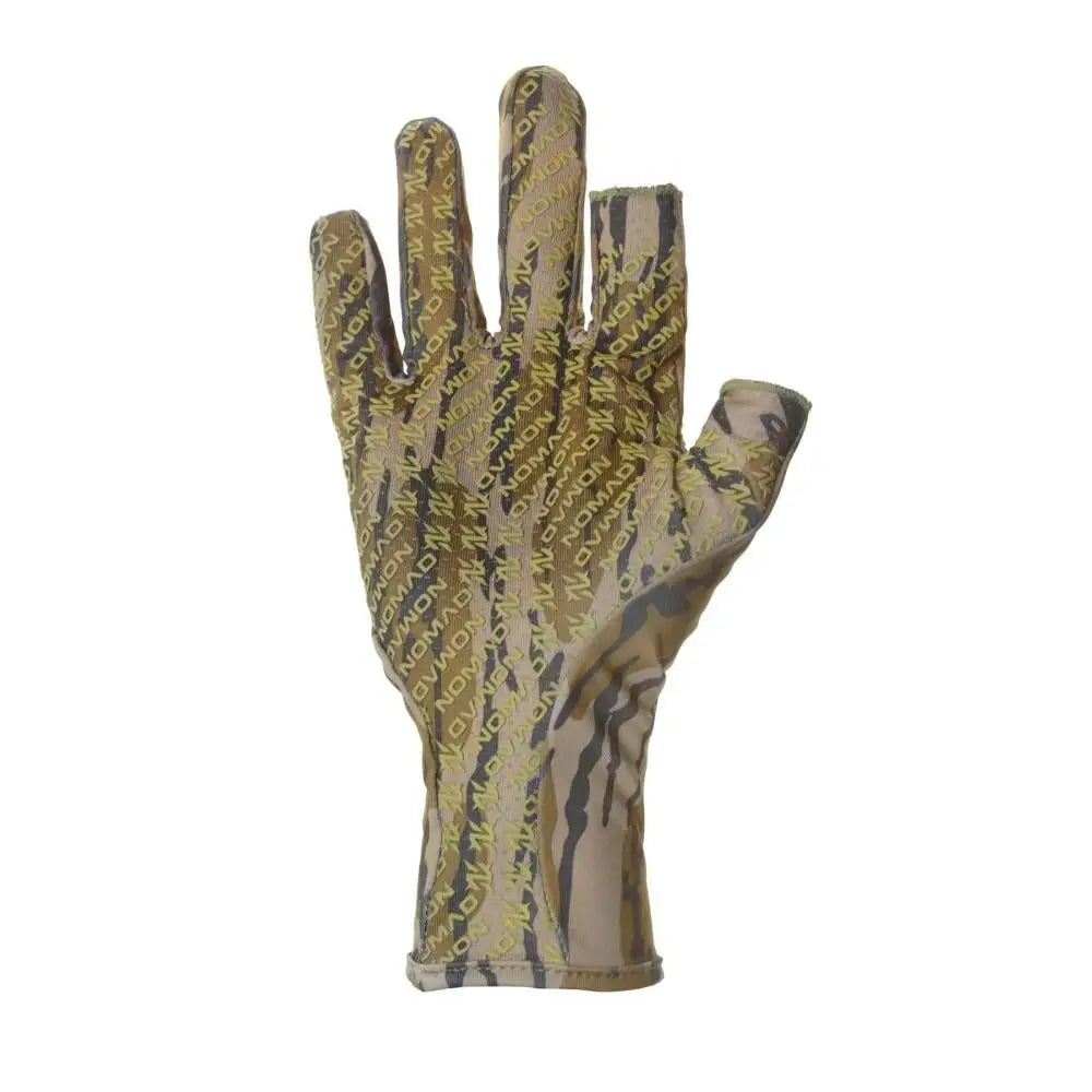 Nomad Gloves Fingerless Turkey Glove Mossy Oak Bottomland M/l Buy at Faith and Freedom Outdoors