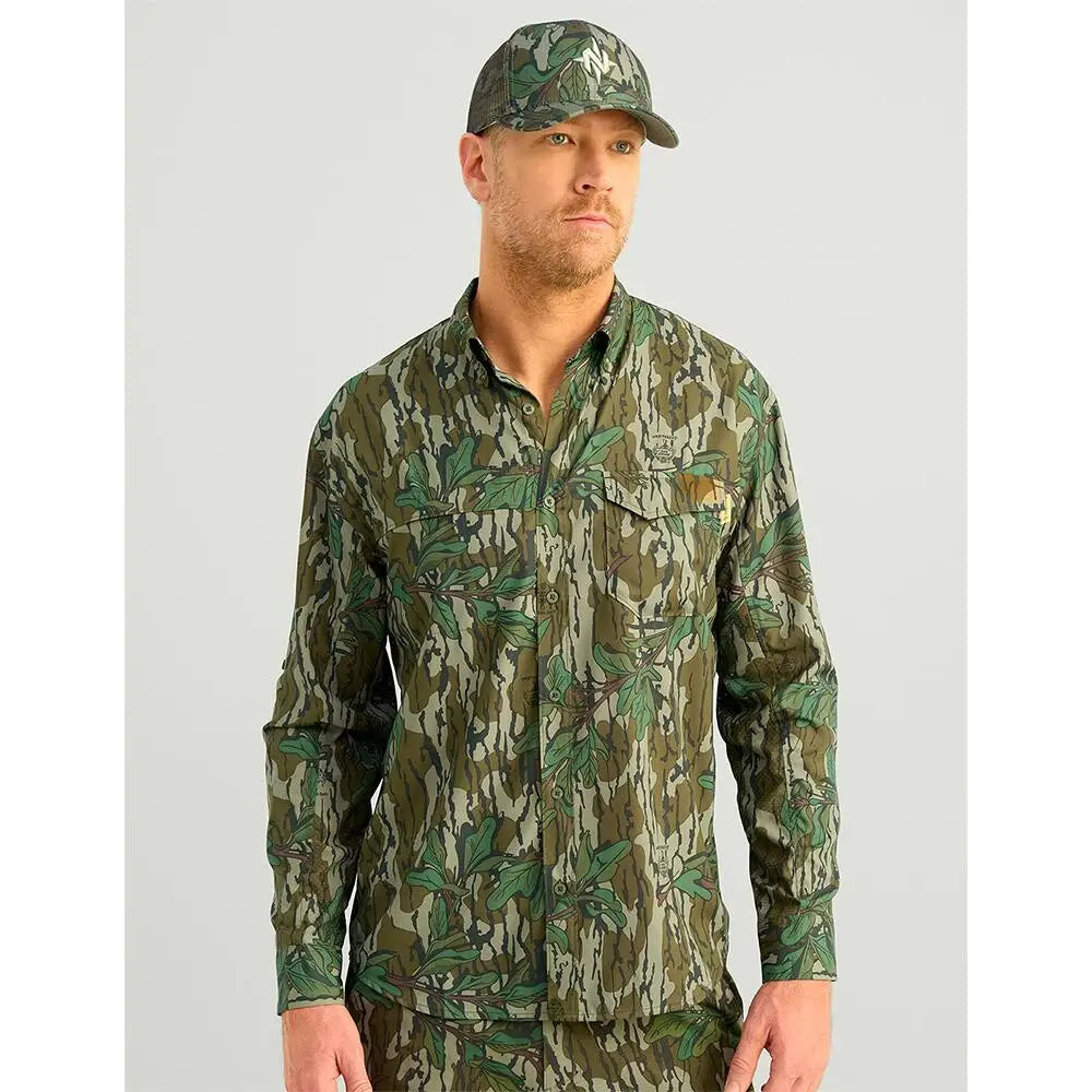 Nomad Long Sleeve Shirts Ambush Camo Shirt Mossy Oak Greenleaf 2xl Buy at Faith and Freedom Outdoors