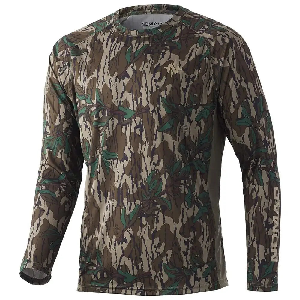 Nomad Long Sleeve Shirts Camo Pursuit Shirt Mossy Oak Greenleaf l Buy at Faith and Freedom Outdoors