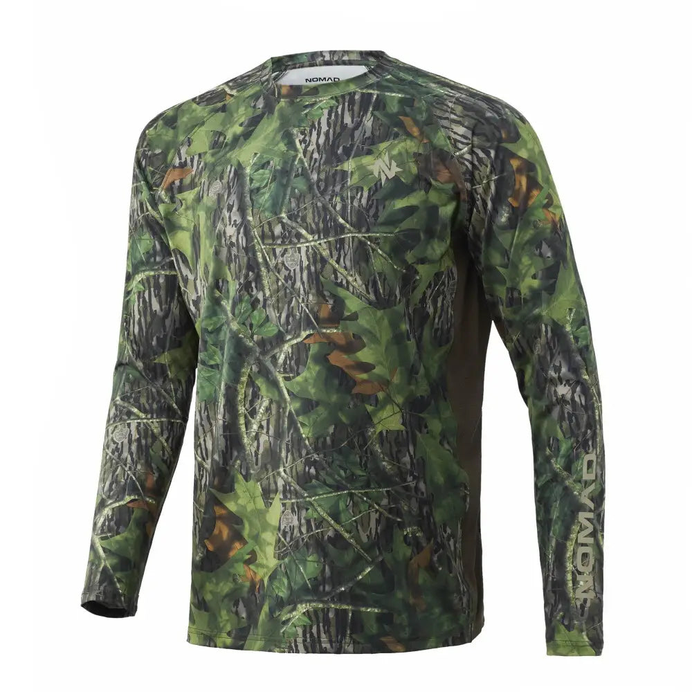 Nomad Long Sleeve Shirts|clothing & Footwear Camo Pursuit Shirt Mossy Oak Shadow Leaf s Buy at Faith and Freedom