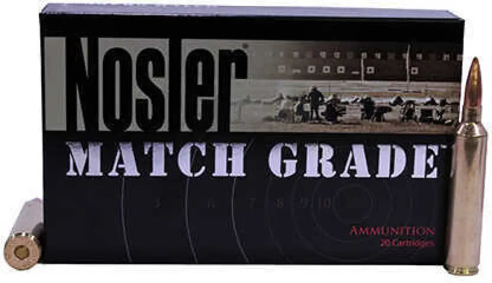 Nosler 26 Caliber 140gr Match Grade Hpbt Ammo - 20 Pack - 140 Grain / Hollow Point - Rifle