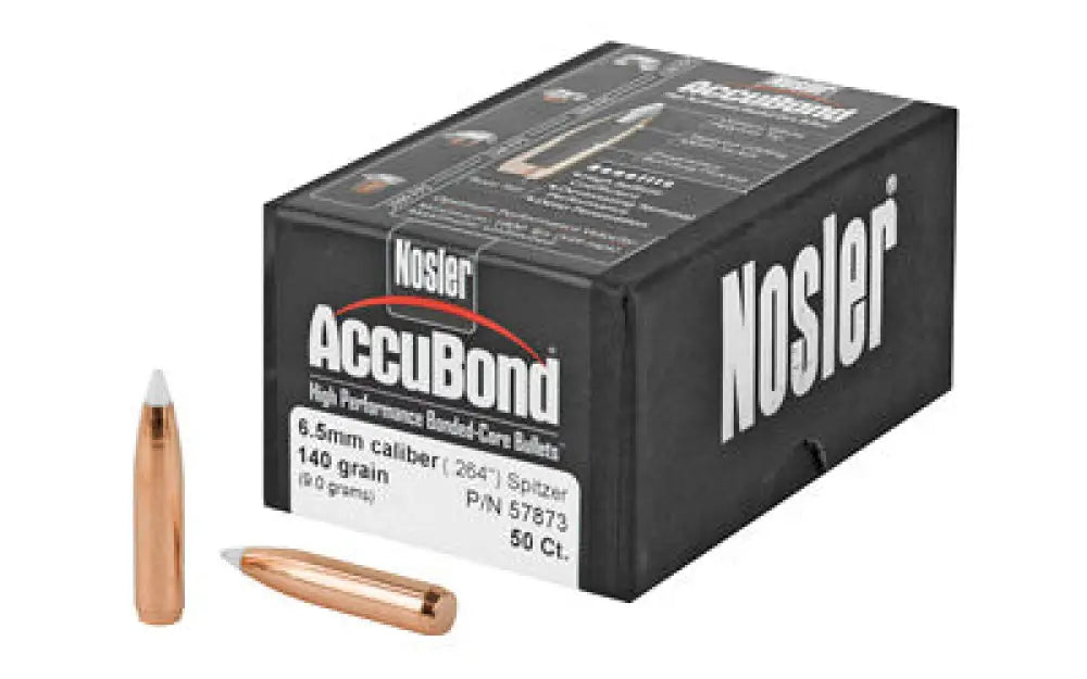 Nosler 6.5mm 140gr Accubond 50ct Buy at Faith and Freedom Outdoors - Bullets - Accubond