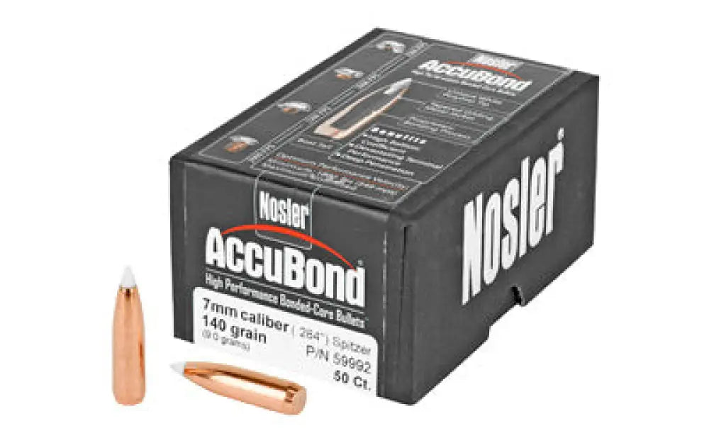 Nosler 7mm 140gr Accubond 50ct Buy at Faith and Freedom Outdoors - Bullets - Accubond