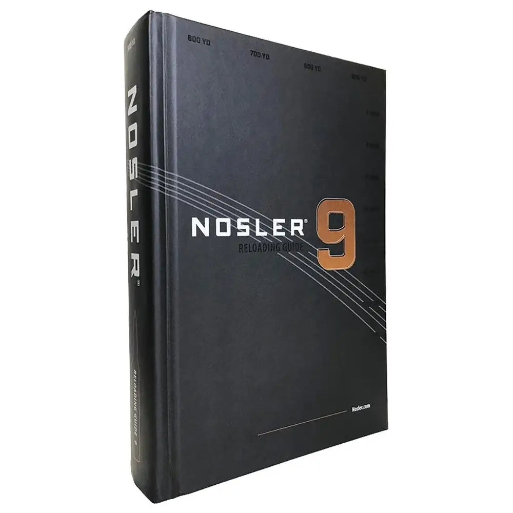 Nosler Manuals Reloading Guide 9 Hardcover Manual Buy at Faith and Freedom Outdoors