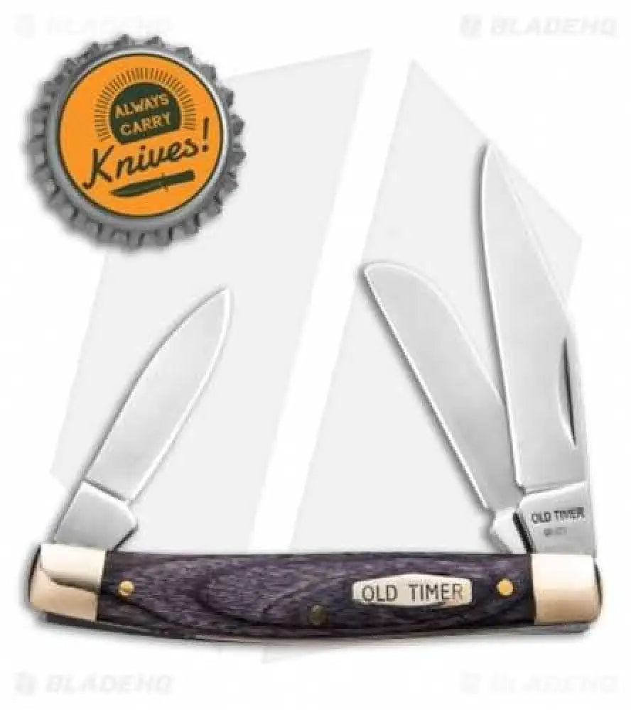 Old Timer 1149100 Heritage Series Middleman 340t 2’’ 2.40’’ 1.70’’ Folding Clip/sheepsfoot/pen D2 Steel Blade 3.70’’