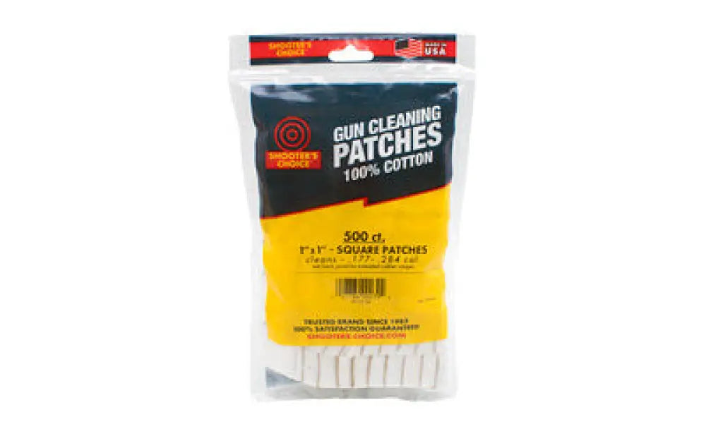Otis 1’’ Sq Cleaning Patches 500ct Buy at Faith and Freedom Outdoors - Cleaning Hardware & Components - Patch