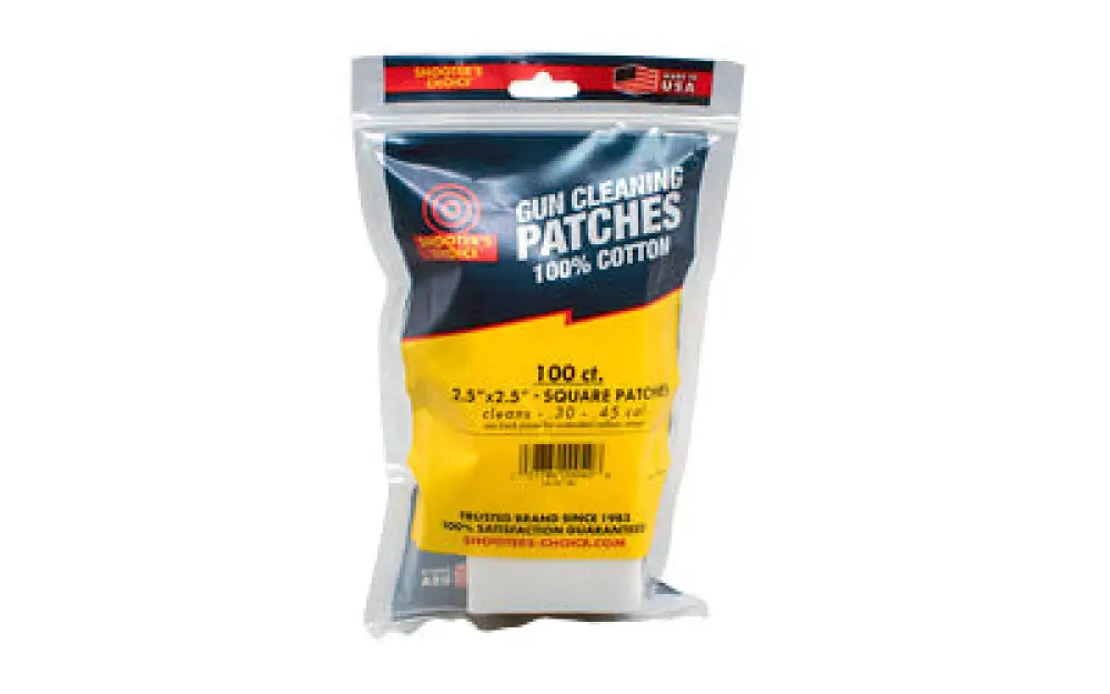 Otis 2.5’’ Sq Cleaning Patches 100ct Buy at Faith and Freedom Outdoors - Cleaning Hardware & Components - Patch