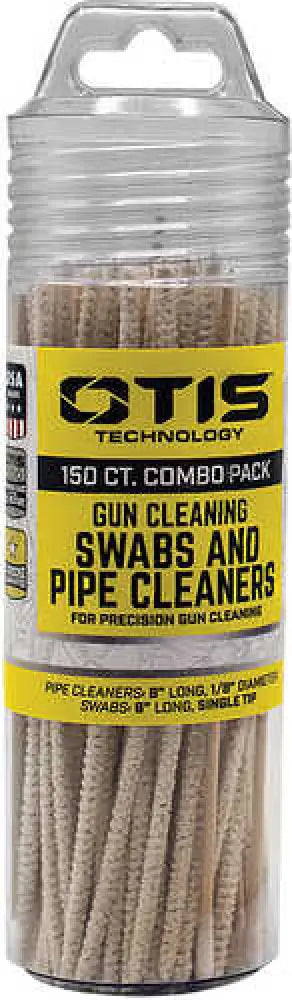 Otis Swabs & Pipe Cleaners Combo Pack Cotton/wood 6’’ Long 100 Swabs/50 - Fg241857