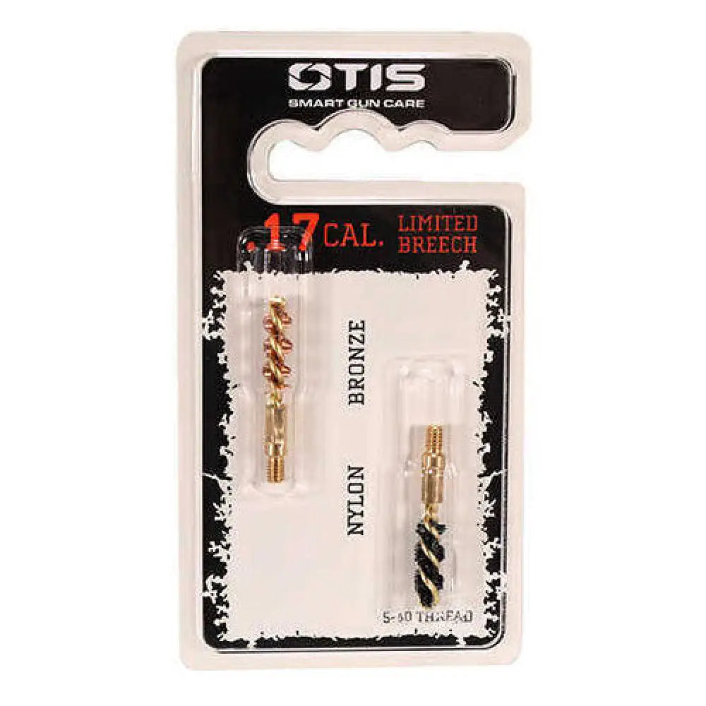 Otis Technologies Bore Brushes.17 Hmr/.177 Airgun (1 Nylon/1 Bronze) - Fg-317-nb