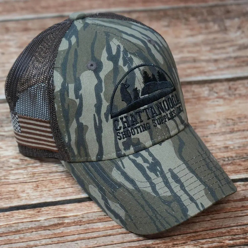 Outdoor Cap Company Caps Hats & Beanies Cssi Logo Mossy Oak Bottomland/brown Mesh Back Buy at Faith and Freedom Outdoors