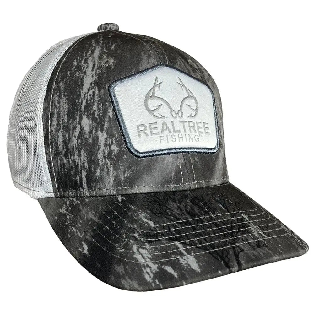Outdoor Cap Company Caps Hats & Beanies|hats Realtree Fishing Grey/white Mesh Back with Woven Label Buy at Faith