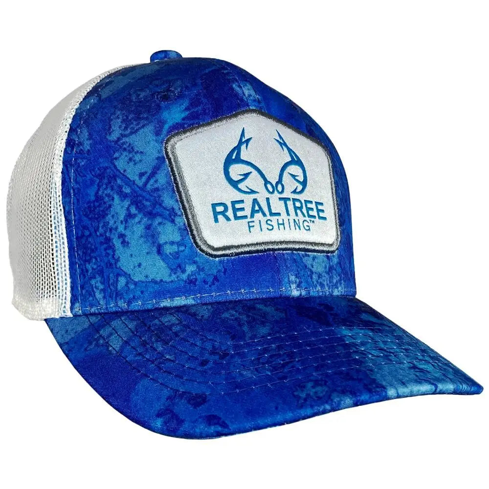 Outdoor Cap Company Caps Hats & Beanies|hats Realtree Fishing Wav3/white Mesh Back with Woven Label Buy at Faith