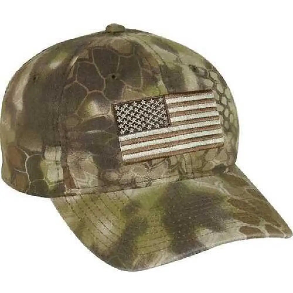Outdoor Cap Kryptek Flag Hat Highlander Model: Usa-200-k201