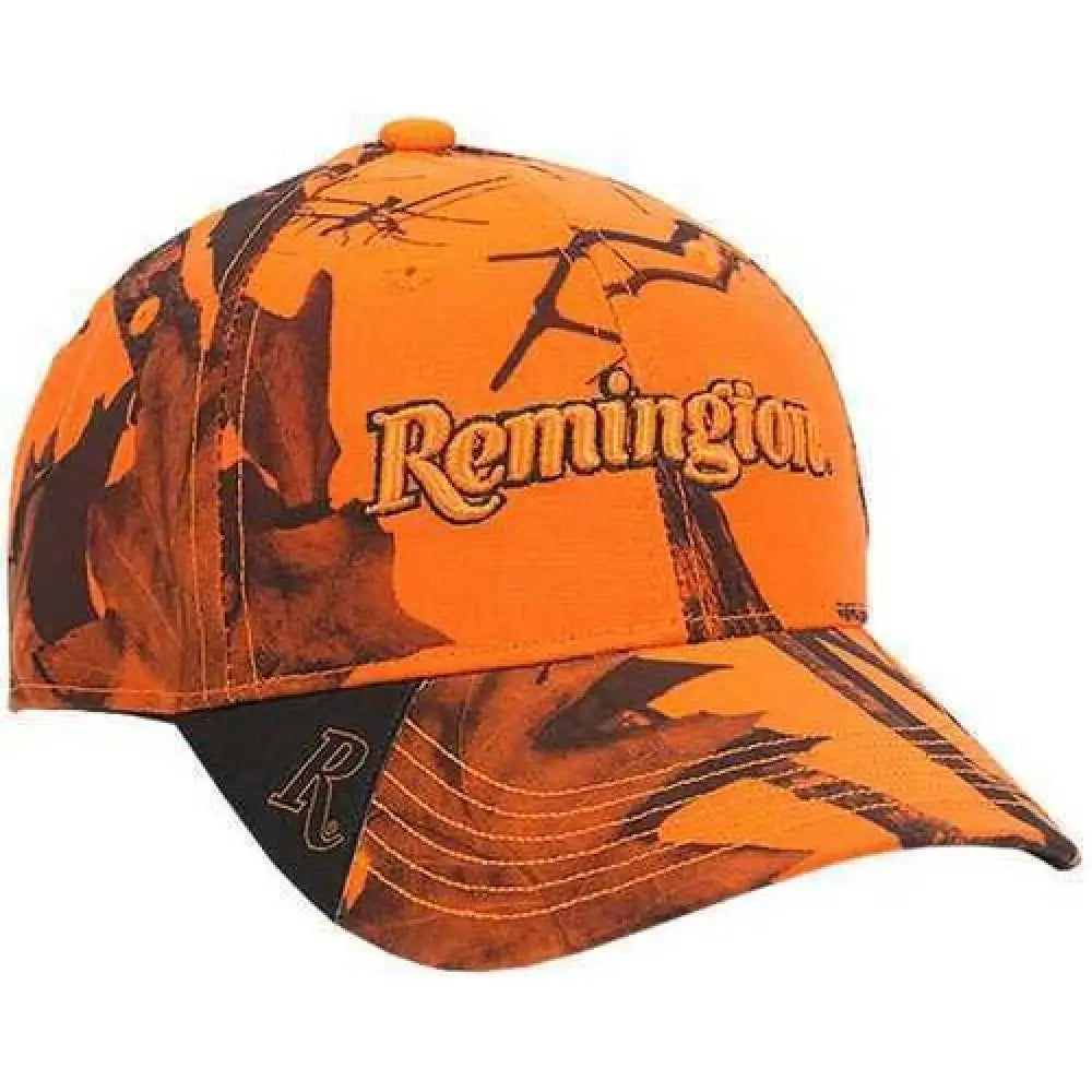 Outdoor Cap Remington Logo Blaze Orange Model: Rm46l-m1401